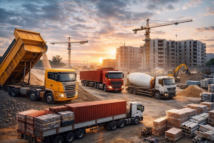 Construction Materials Logistics and Transportation Project